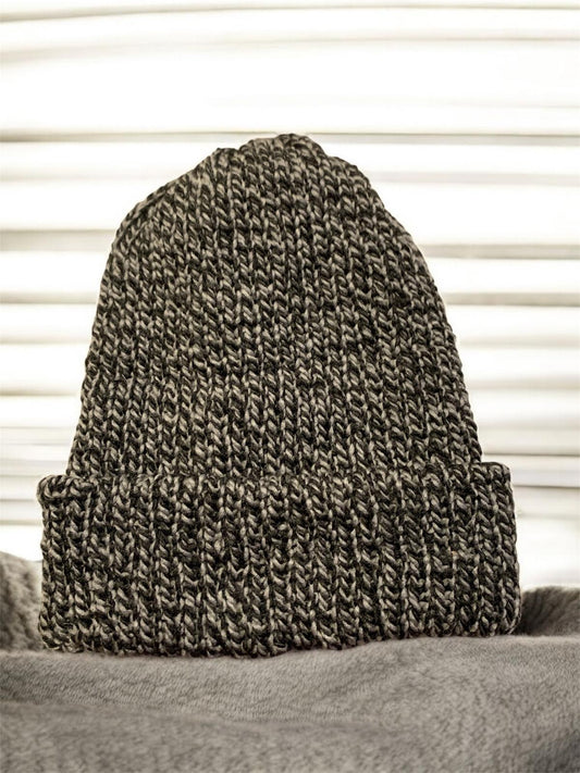 Black Gray Beanie C&KB1003