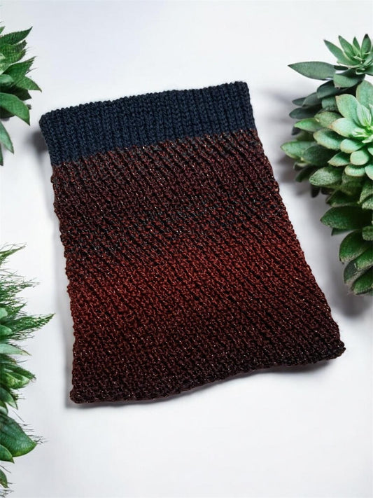 Glitter Effect Neck Warmer Scarf C&KNW1003