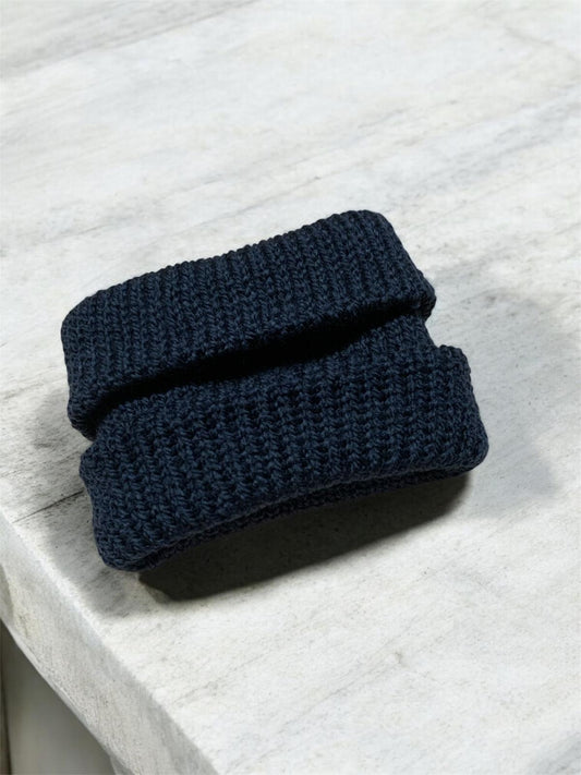 Dark Midnight Blue Neck Warmer Scarf C&KNW1005