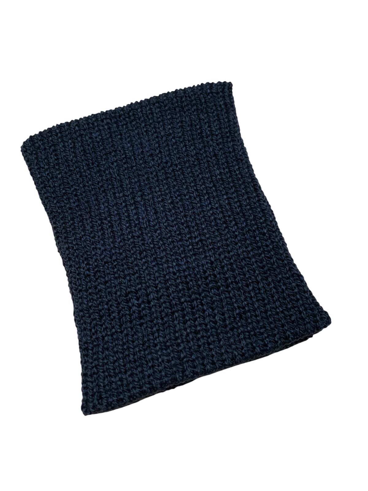 Dark Midnight Blue Neck Warmer Scarf C&KNW1005