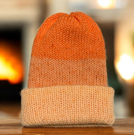 Multi Orange Colored Beanie C&KB1006