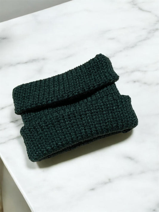 Dark Lantern Green Neck Warmer Scarf C&KNW1004
